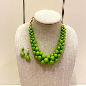 Vintage Handmade Necklace & Earrings